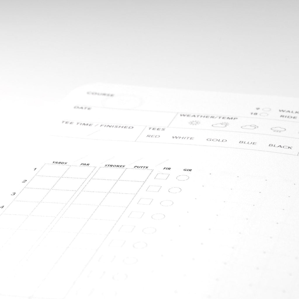 Pocket Golf Log Book | Track Scores & Stats