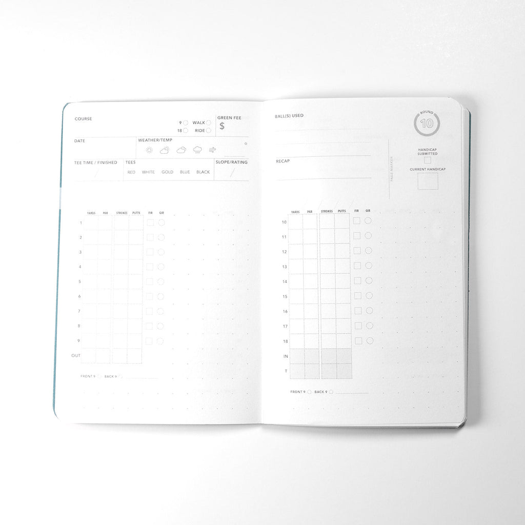 Pocket Golf Log Book | Track Scores & Stats
